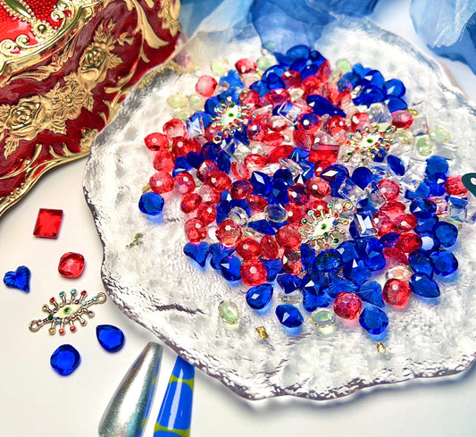 A.013 Red and blue diamonds