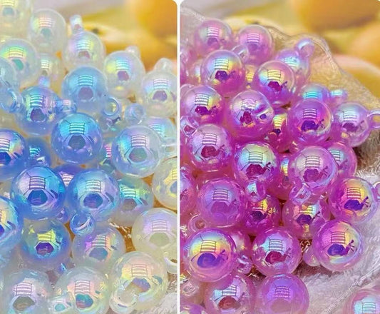 A.<0006>NEW.12MMM.【Magic light Transformedn Resin Beads】Bracelet/Pandant