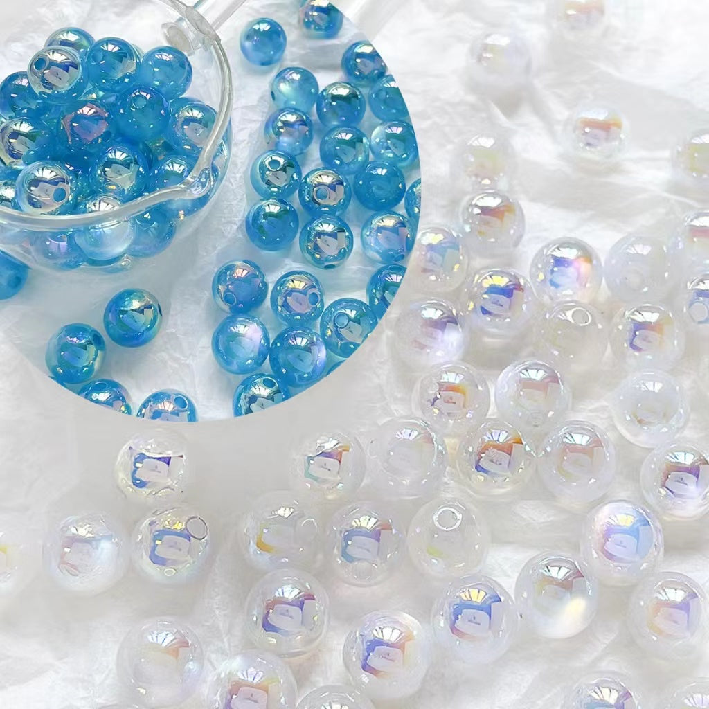 A.<0006>NEW.12MMM.【Magic light Transformedn Resin Beads】Bracelet/Pandant