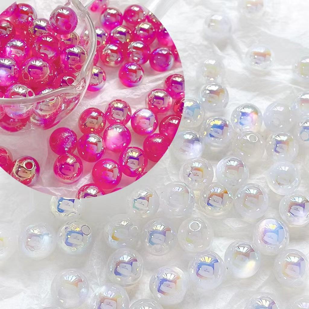 A.<0006>NEW.12MMM.【Magic light Transformedn Resin Beads】Bracelet/Pandant